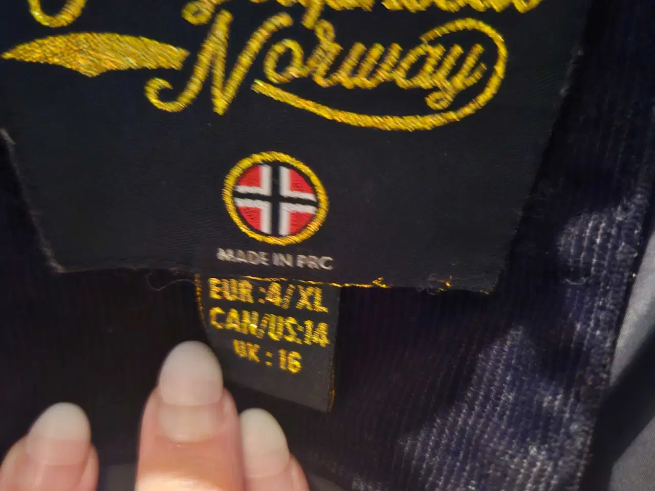 Billede 2 - Geographical Norway mørkeblå vinterjakke, størrels