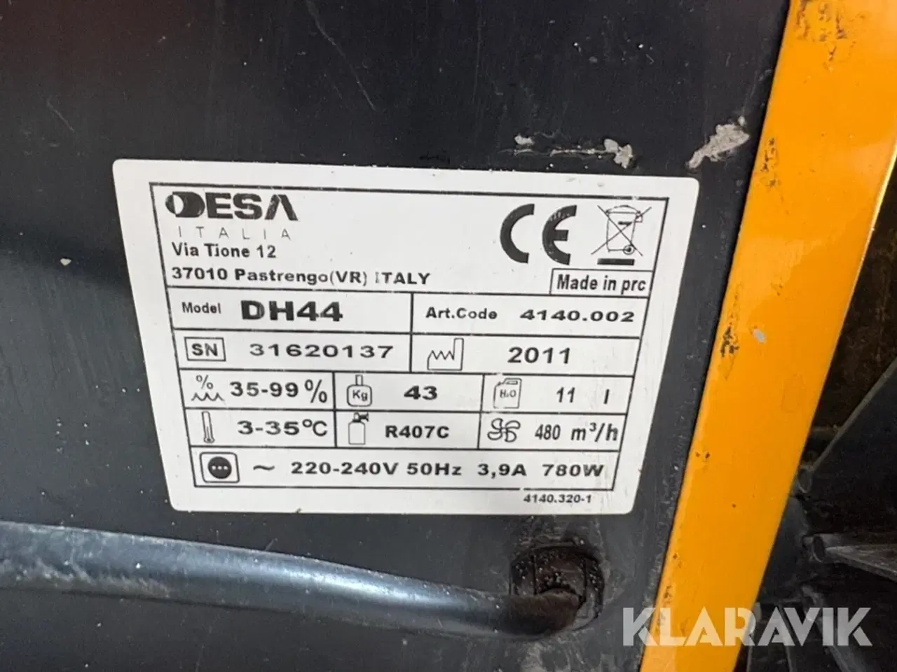 Billede 6 - Affugter Desa DH44