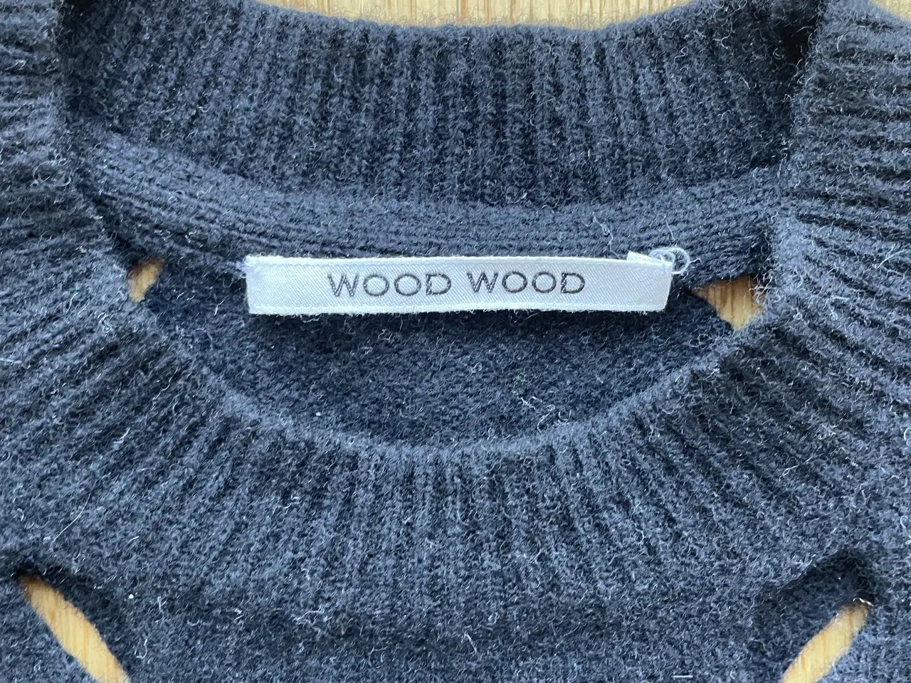 Billede 2 - Wood Wood argyle striktrøje 