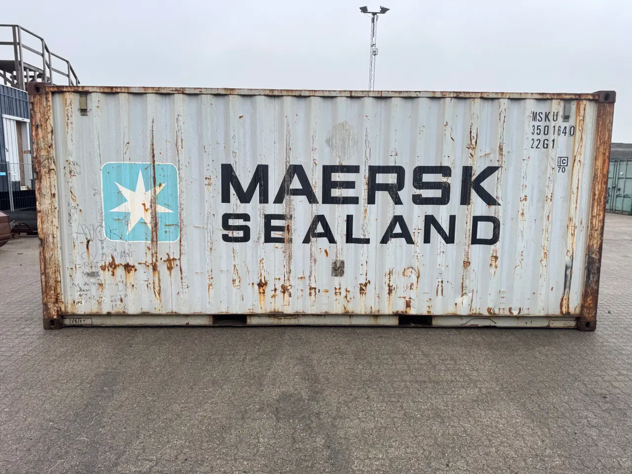 Billede 3 - Brugt 20 fods Isoleret Container-ID: MSKU 350164-0