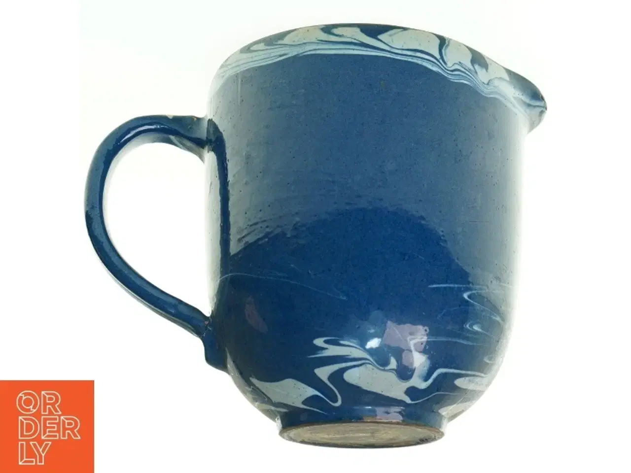 Billede 4 - Keramik Kande med dekorativ glasur (str. 14 x 16 cm)