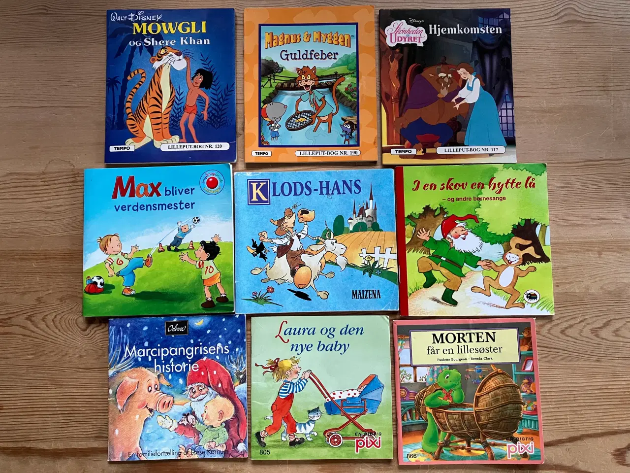 Billede 3 -  6 x 9 børnebøger, Lilleput, Disney m.m.