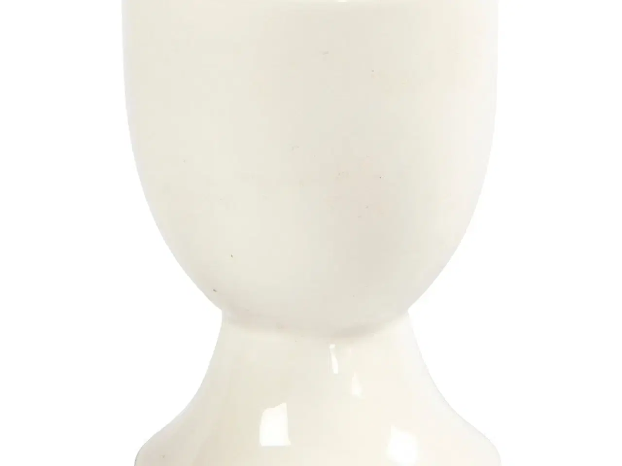Billede 1 - Æggebæger, H: 6,5 cm, råhvid, 12 stk./ 1 pk.
