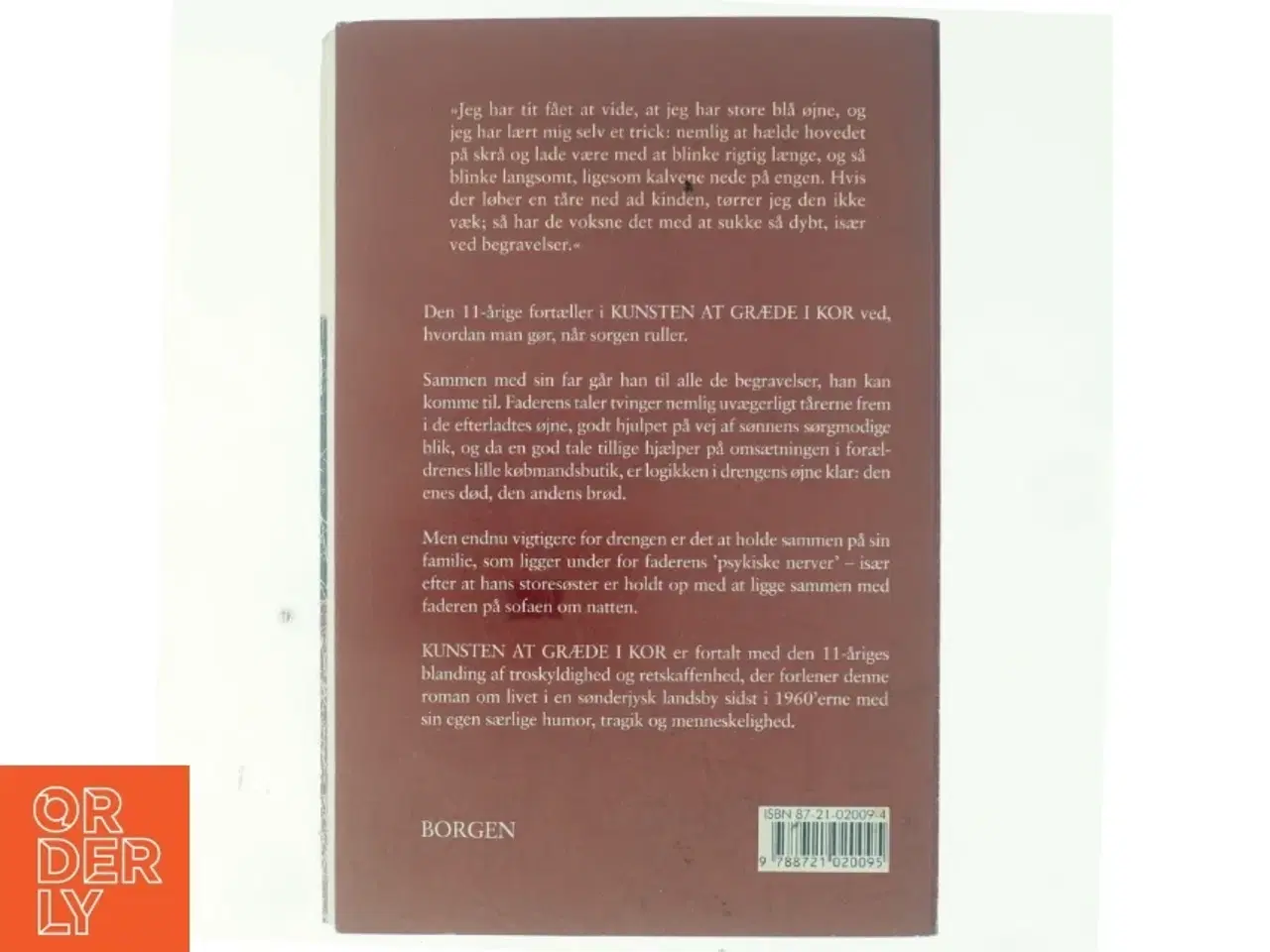 Billede 3 - Kunsten at græde i kor : roman af Erling Jepsen (f. 1956) (Bog)