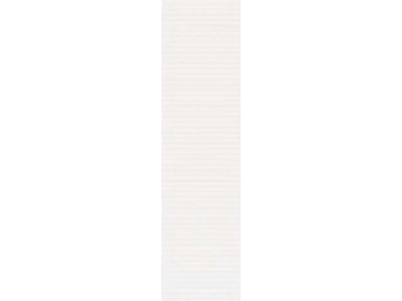 Billede 1 - Plisségardin Hvid 50x200 cm Stofbredde 49,4 cm Polyester