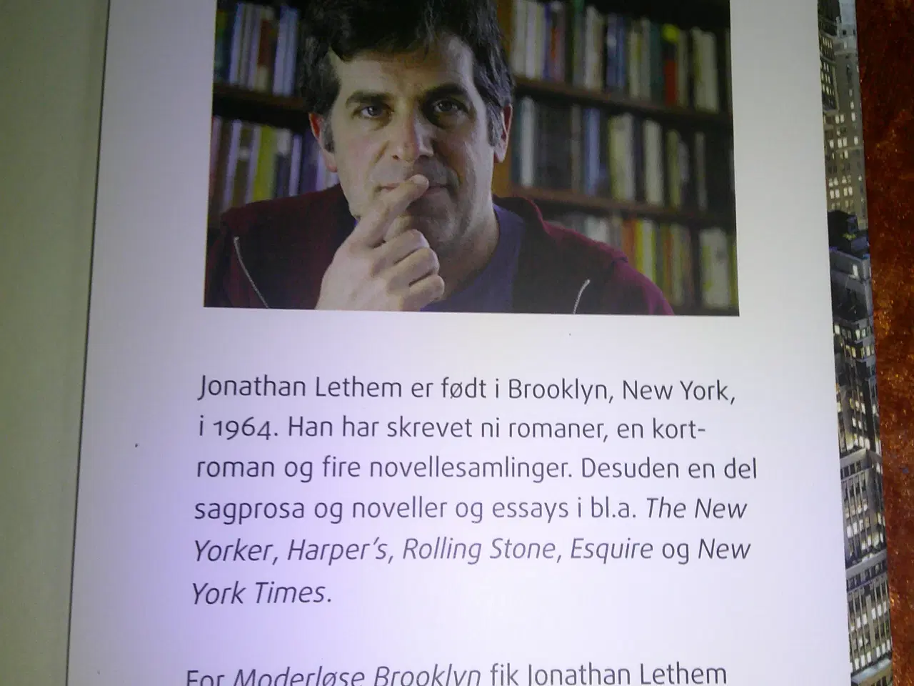 Billede 2 - Chronic city, Jonathan Lethem