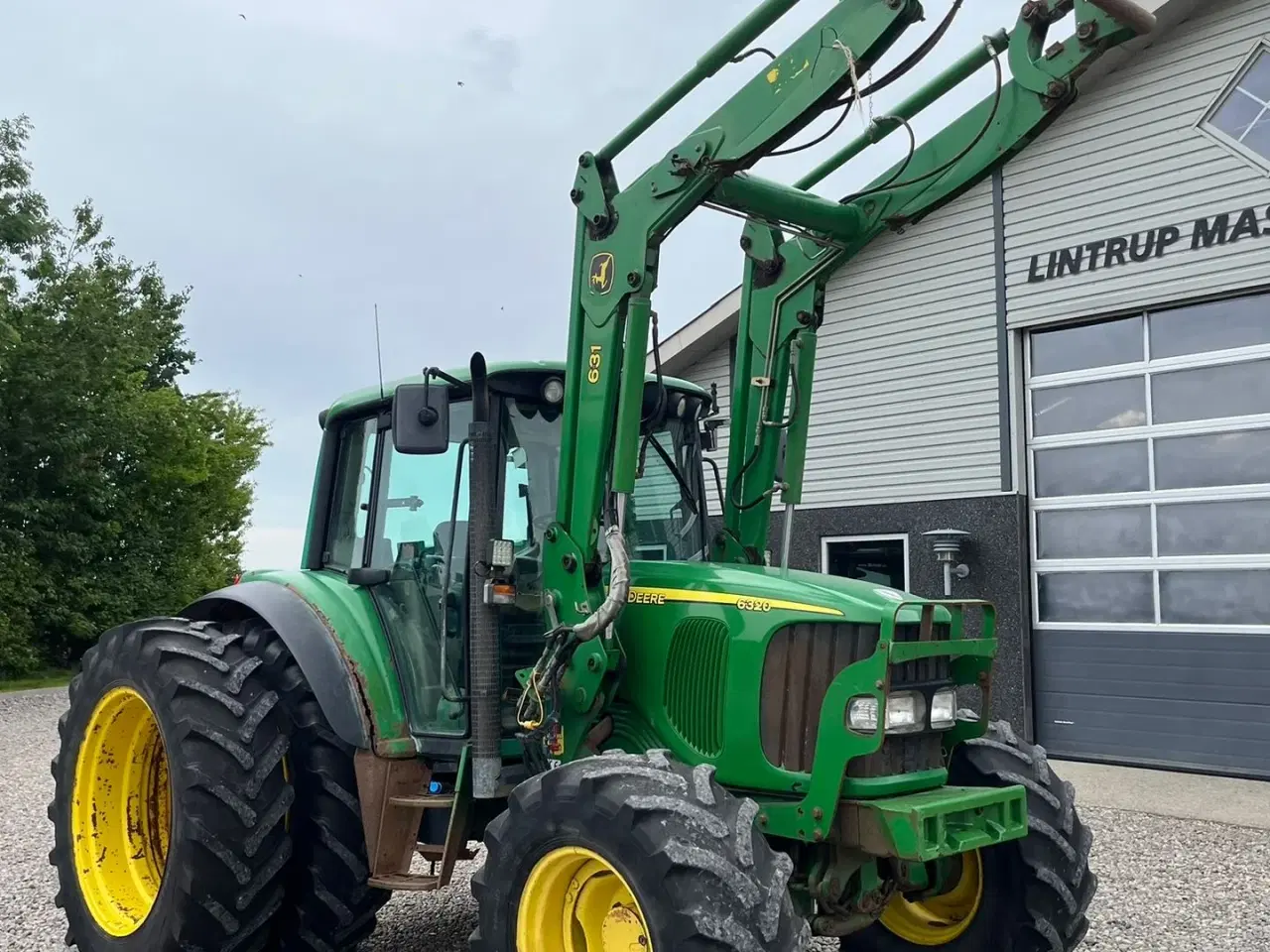 Billede 13 - John Deere 6320 m/JD 631 Frontlæsser  AutoPower og TLS affjedret foraksel