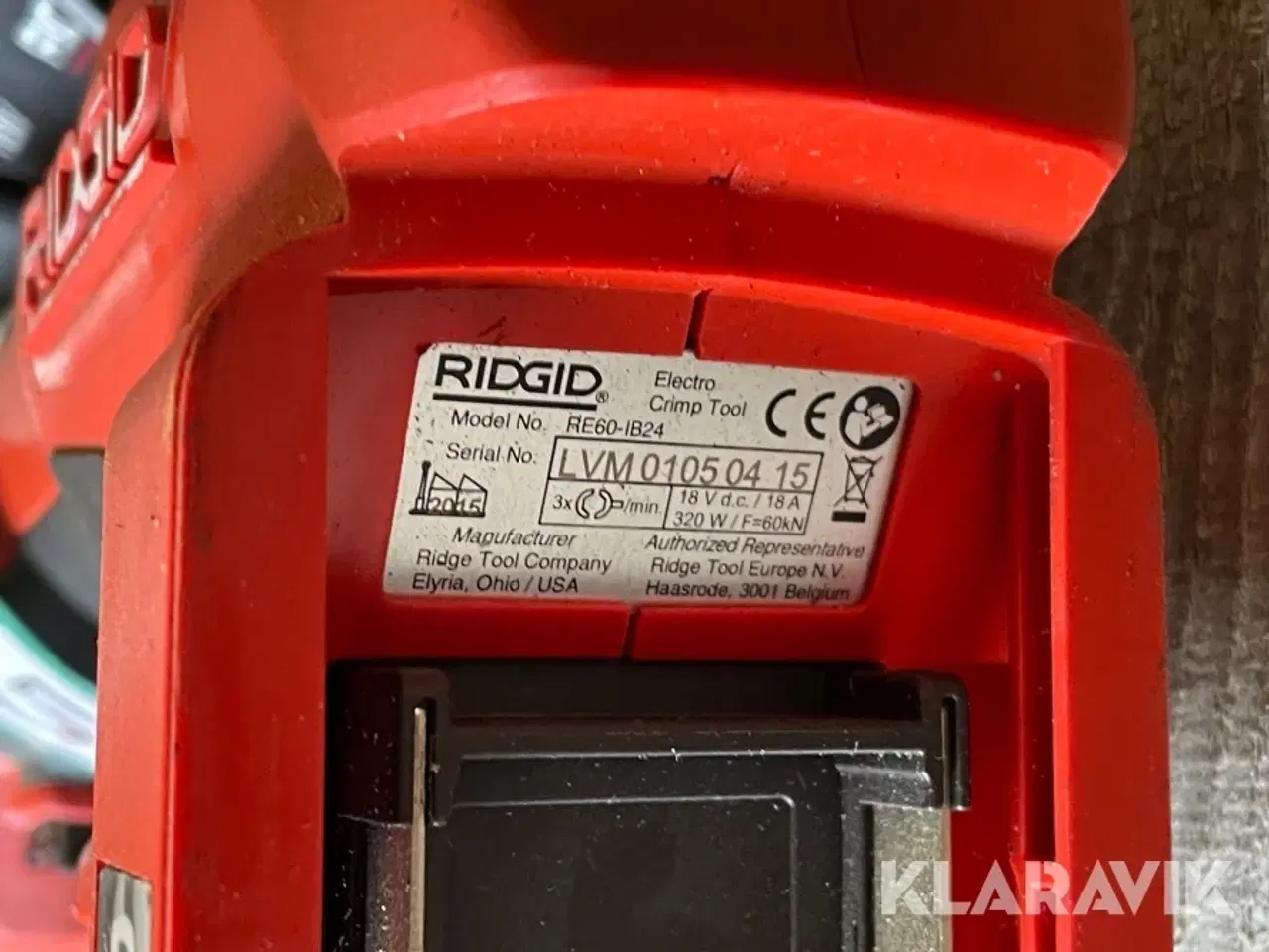 Billede 2 - Presse- og klippemaskine Ridgid RE60