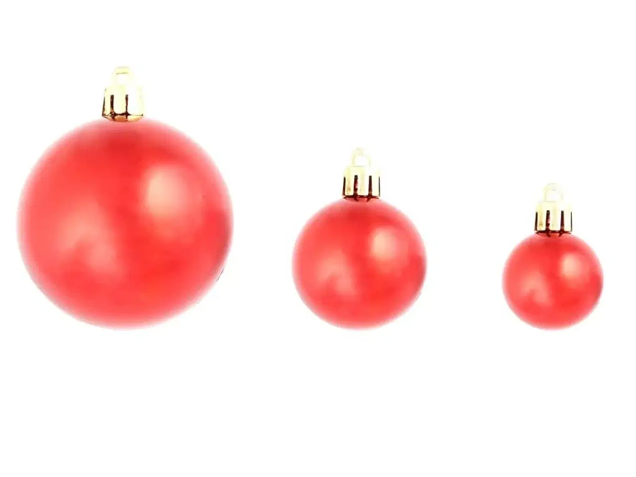 Billede 6 - Julekuglesæt 100 stk. 3/4/6 cm rød