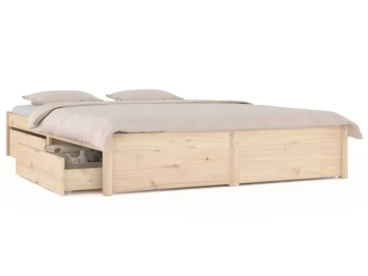 Billede 2 - Sengeramme med skuffer 140x200 cm