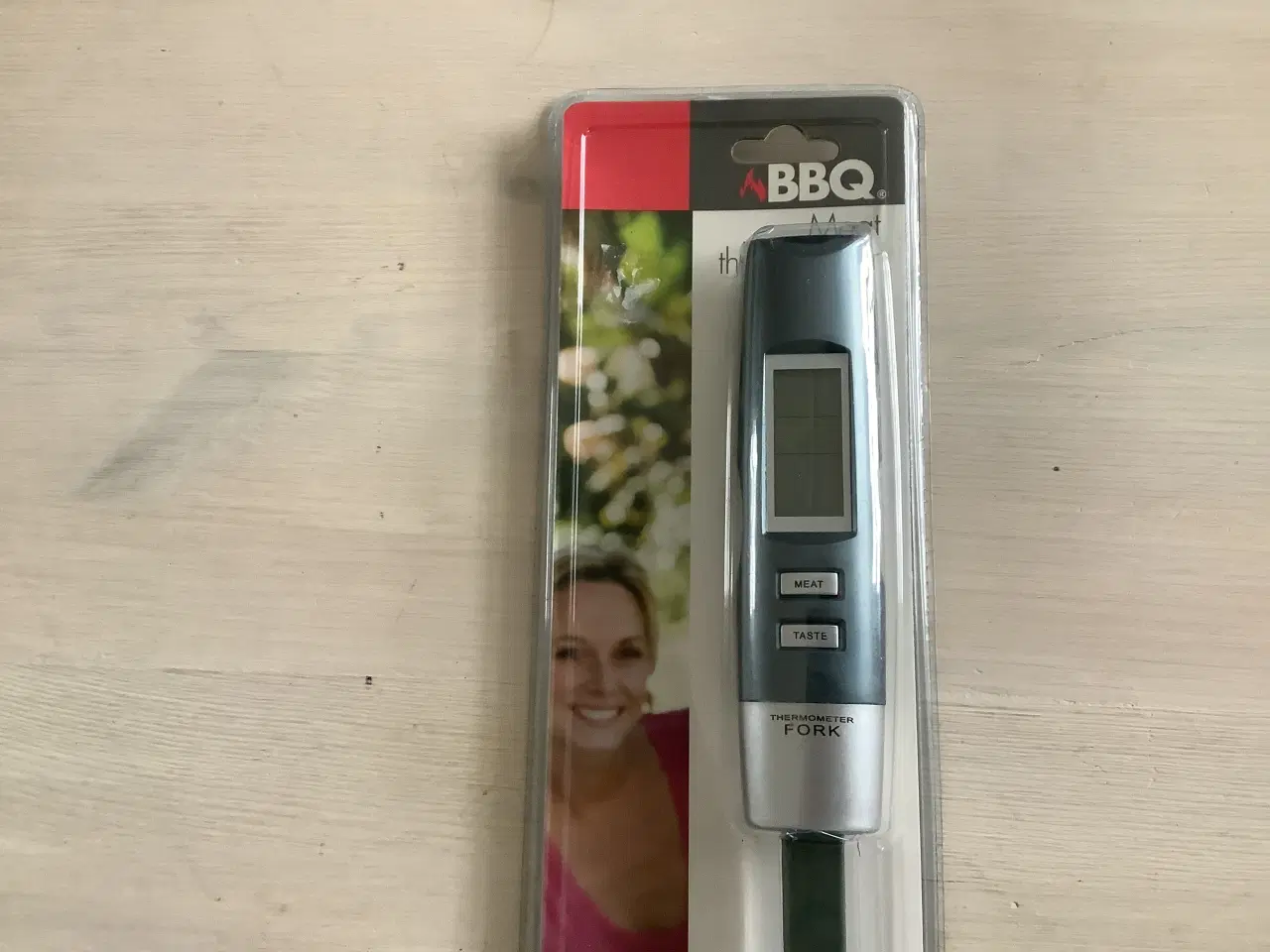 Billede 3 - BBQ digital stegetermometer med grilltang