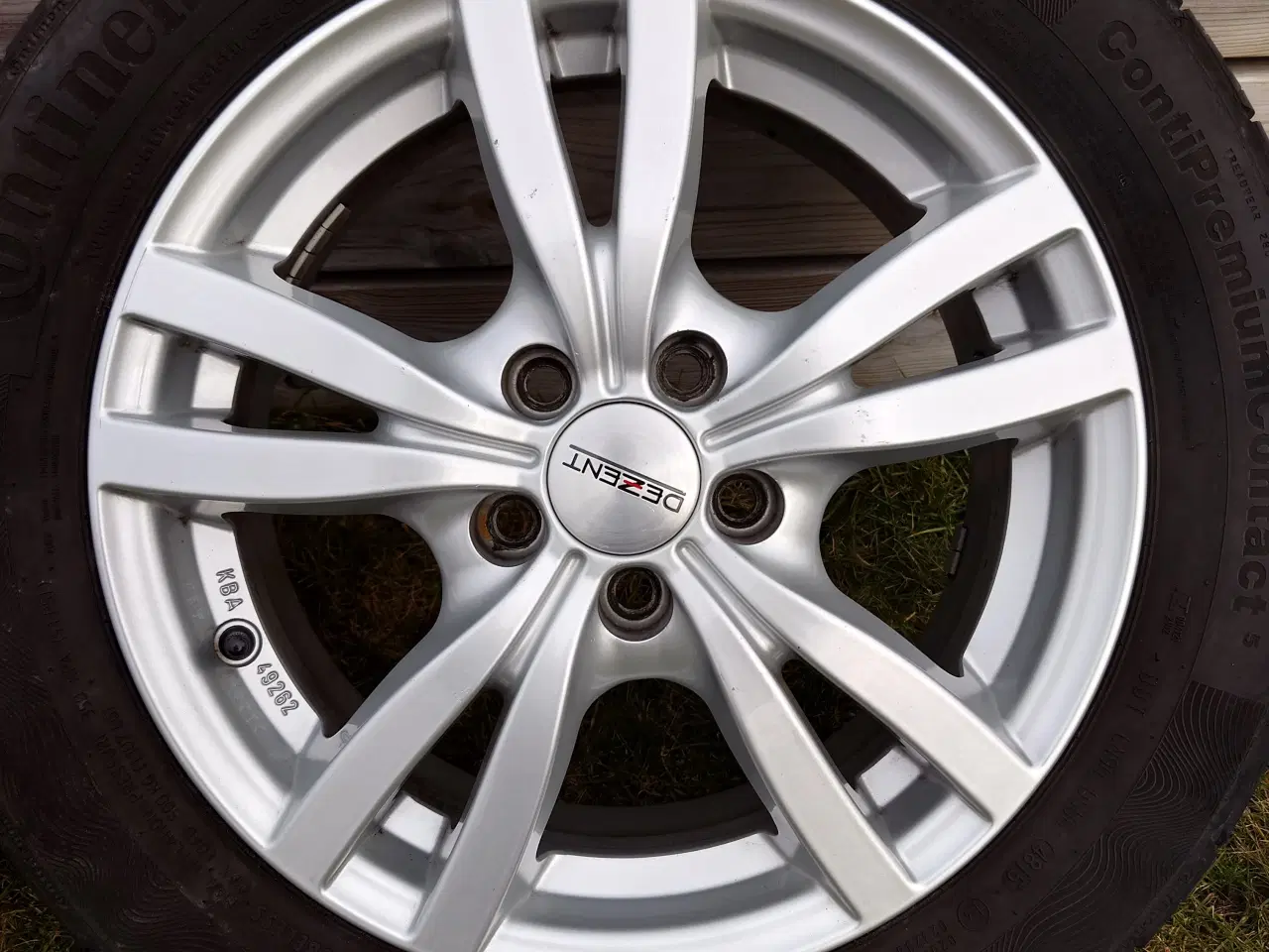 Billede 5 - Dezent TC Silver alufælge med Conti dæk
