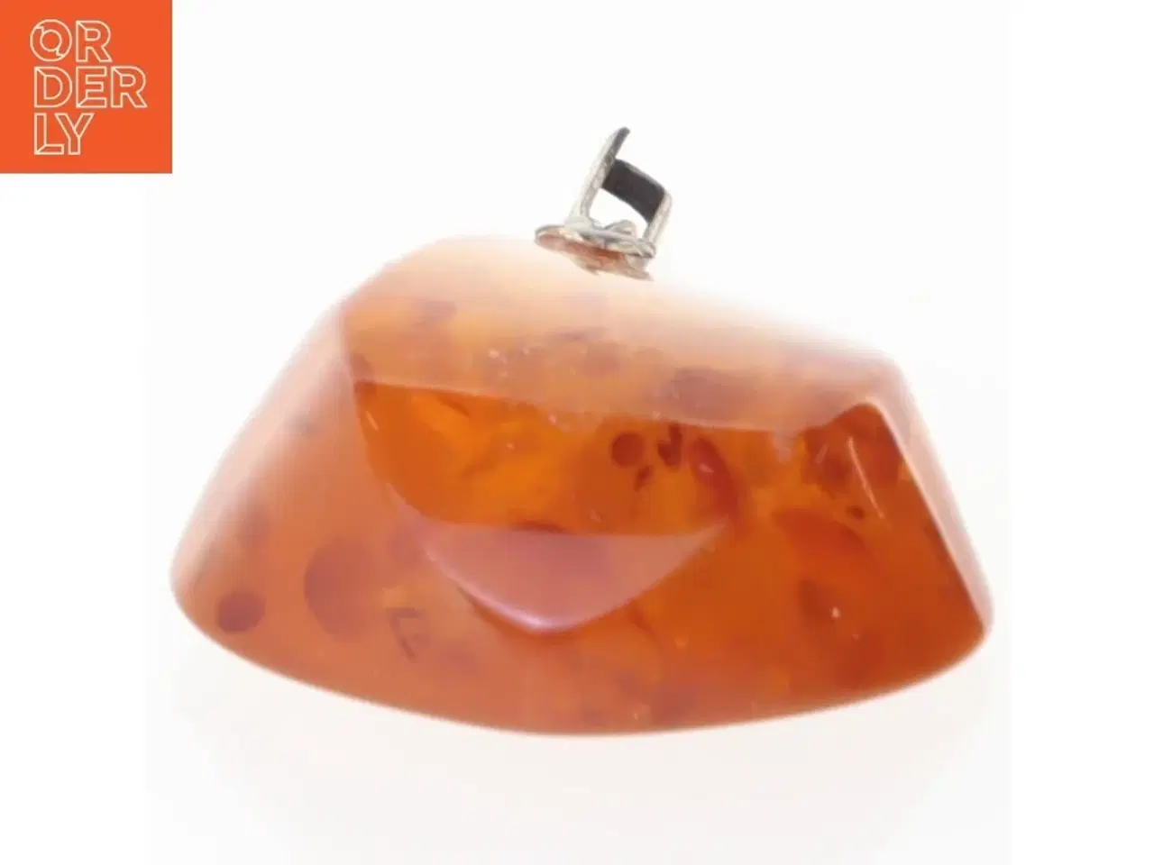 Billede 2 - Ravhalskæde vedhæng (str. 4,5 x 2,5)