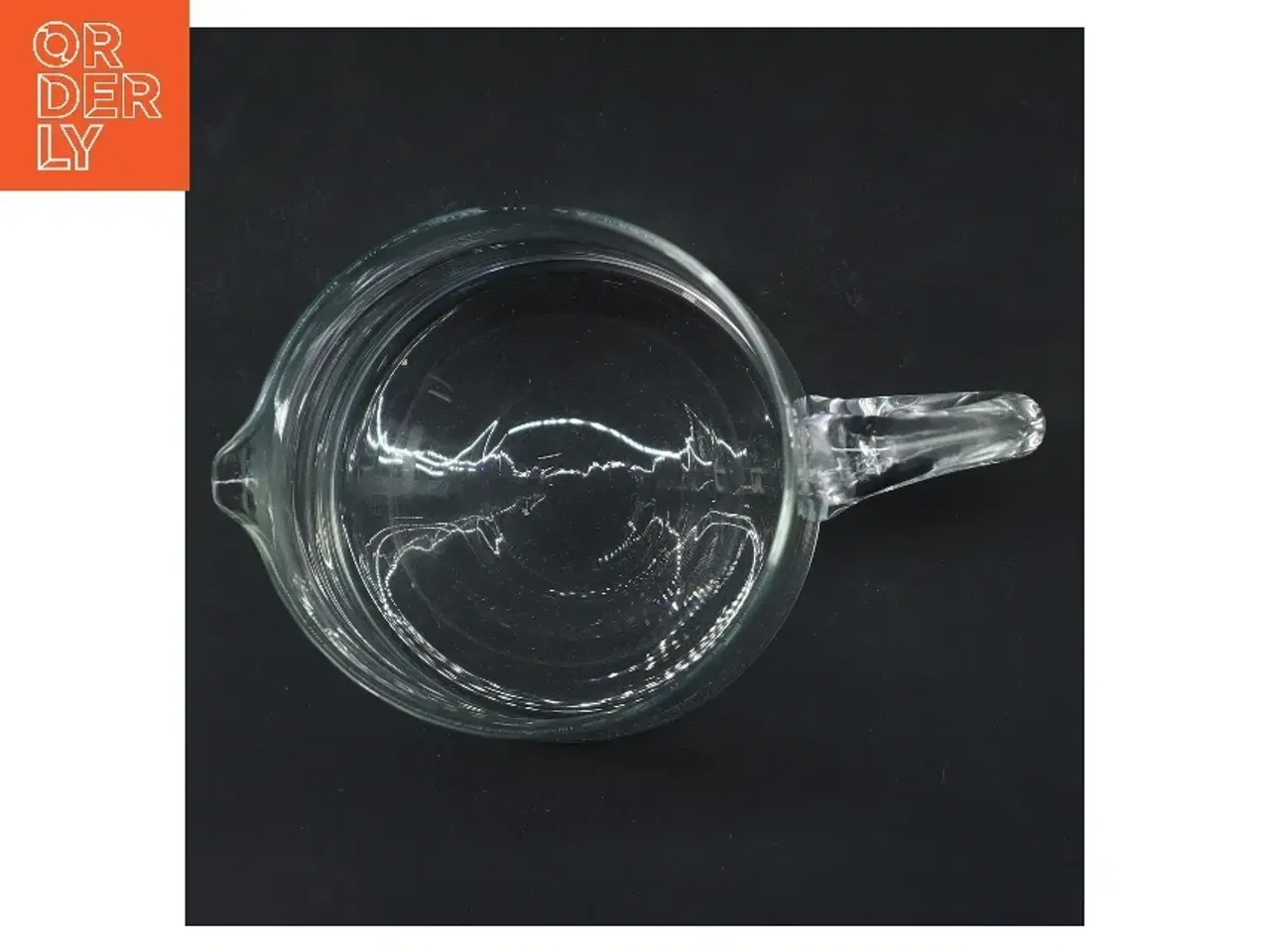 Billede 2 - Glaskande med hank (str. Ø 10,5 cm længde 17 cm)