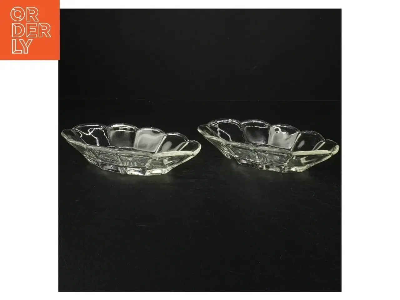 Billede 1 - Glasfade (str. Længde. 18,5 cm)