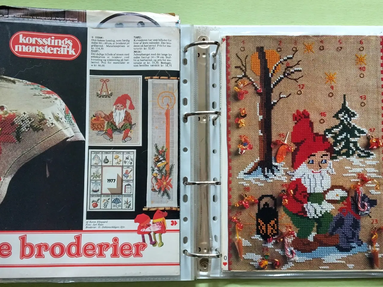 Billede 10 - 750 stk. Broderigarn - 5 broderier - hæklesæt