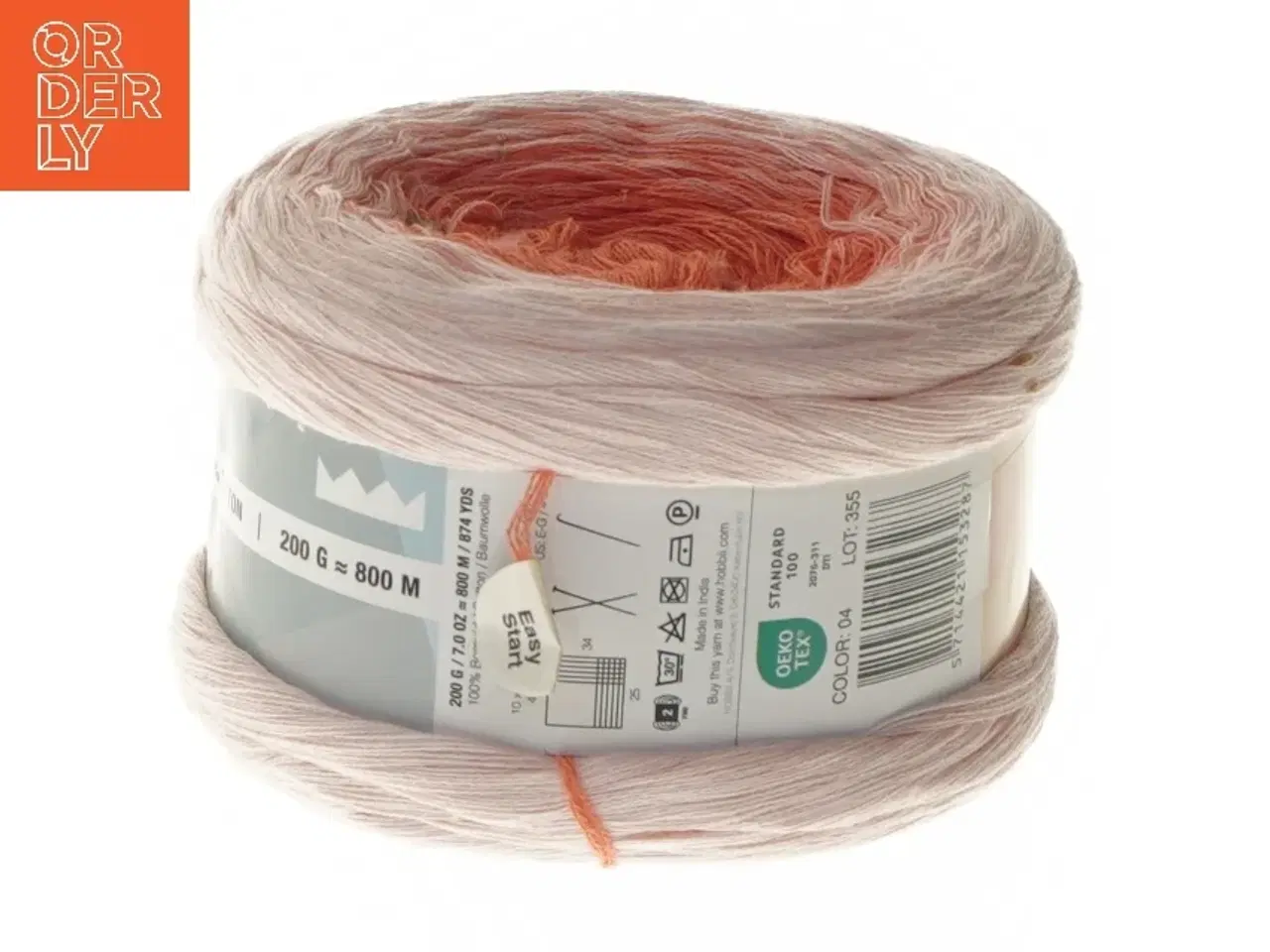 Billede 3 - Cotton Kings Sultan Pastello garnnøgle fra Cotton Kings (str. 800 m cm)