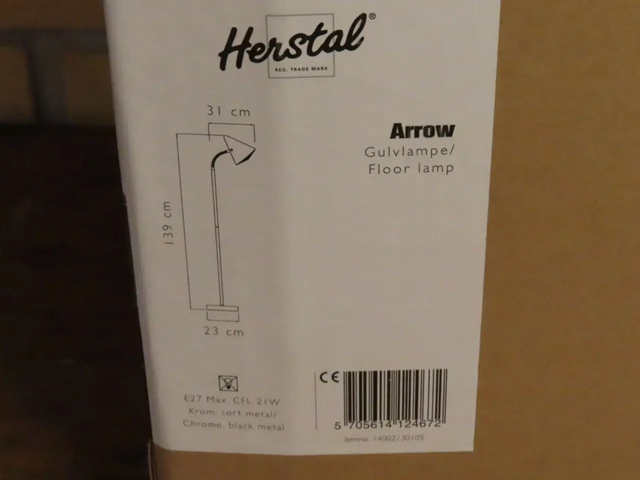 Billede 2 - Gulvlampe HERSTAL