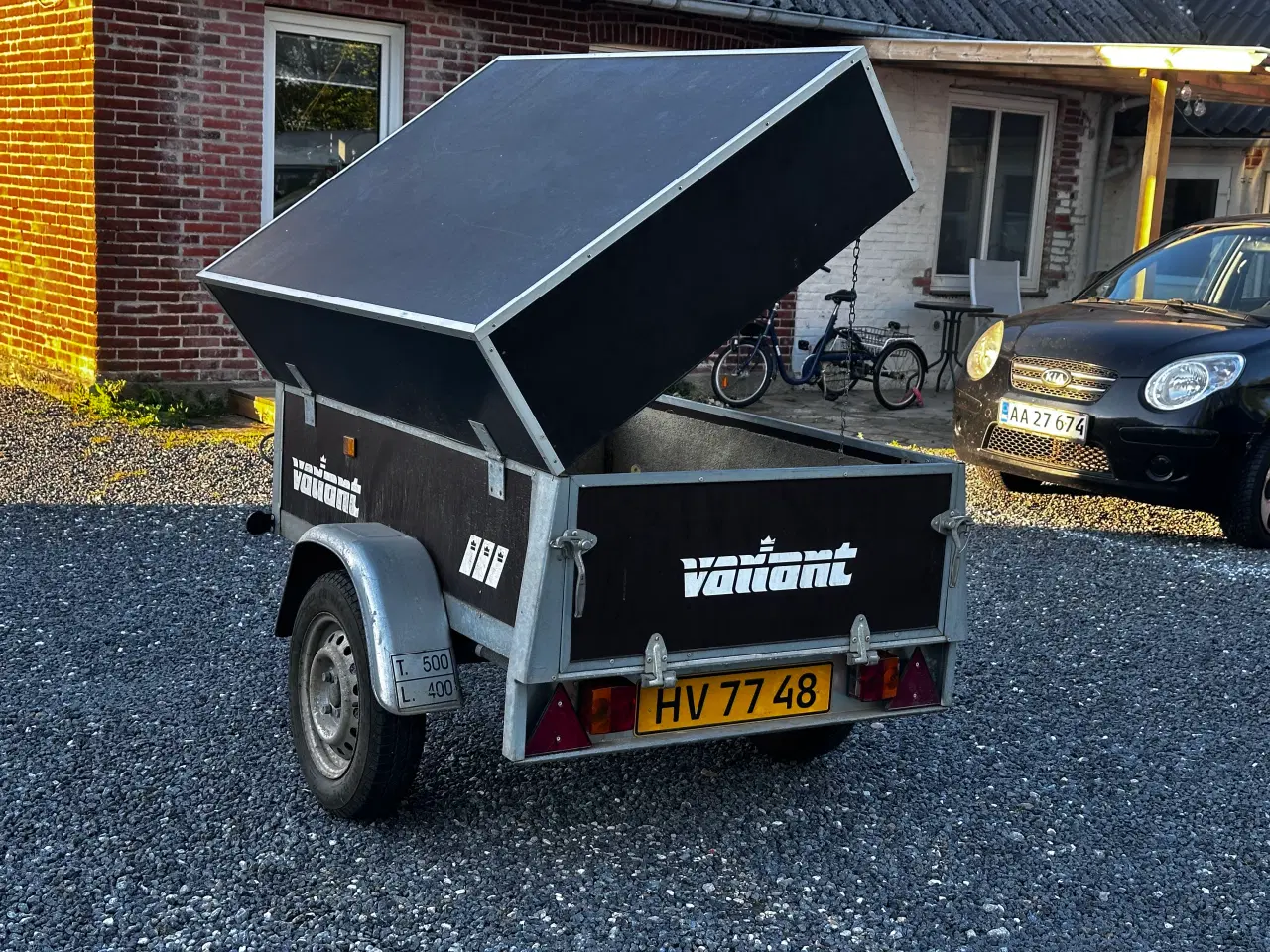 Billede 2 - Nysynet VA 500kg lukket trailer 