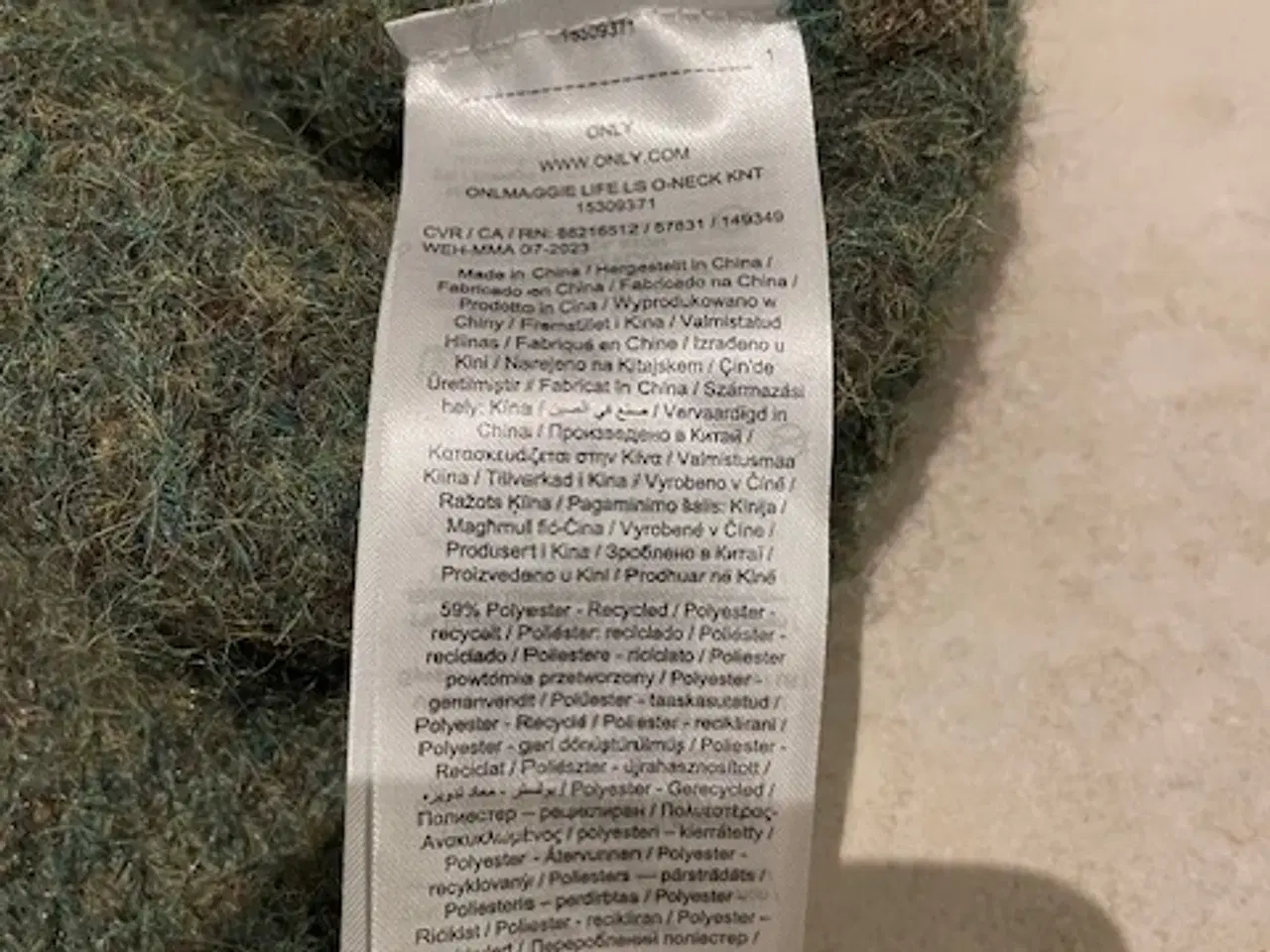 Billede 4 - Striktrøje grøn