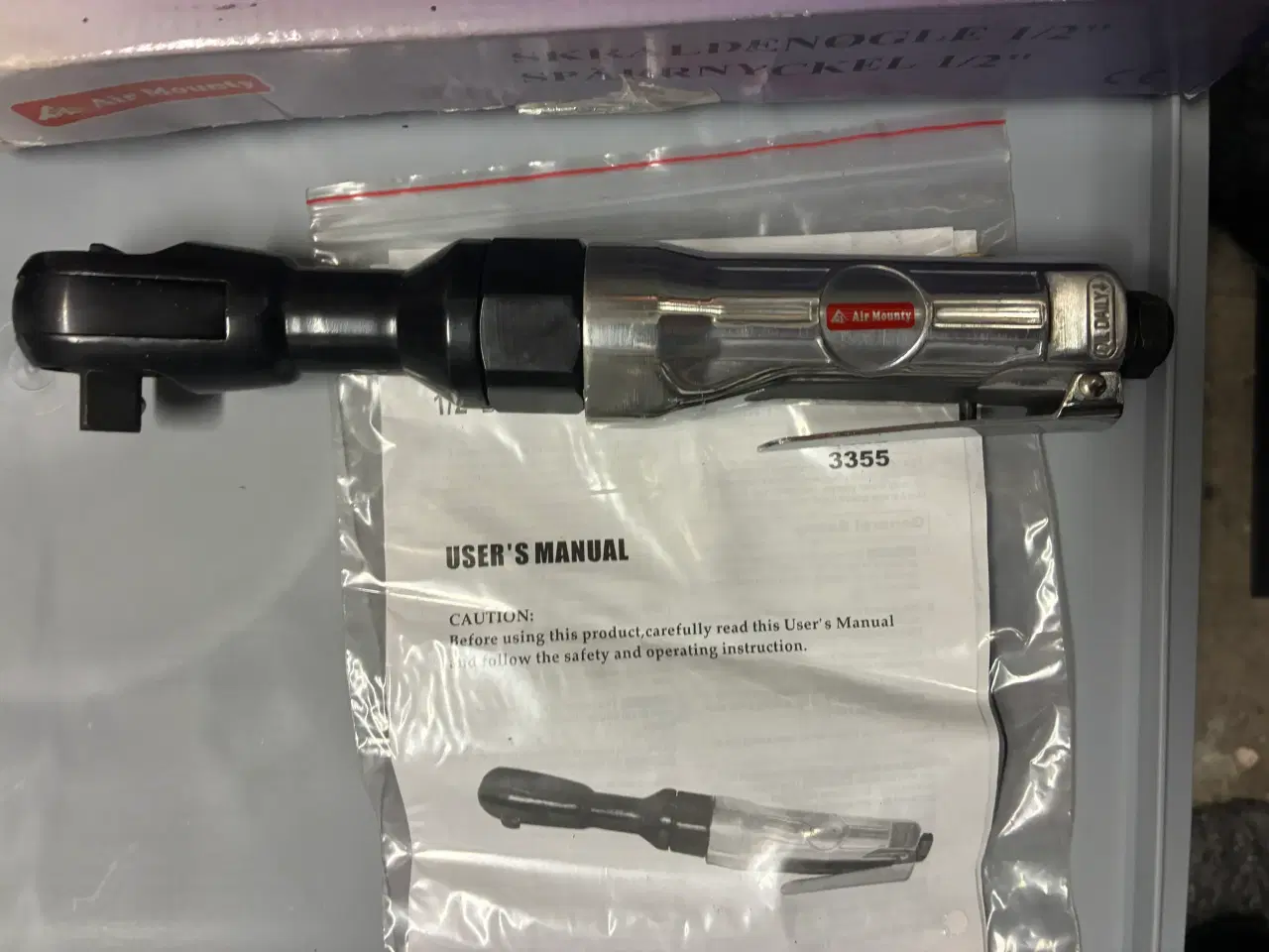 Billede 4 - Ny Luft boremaskine og skraldenøgle