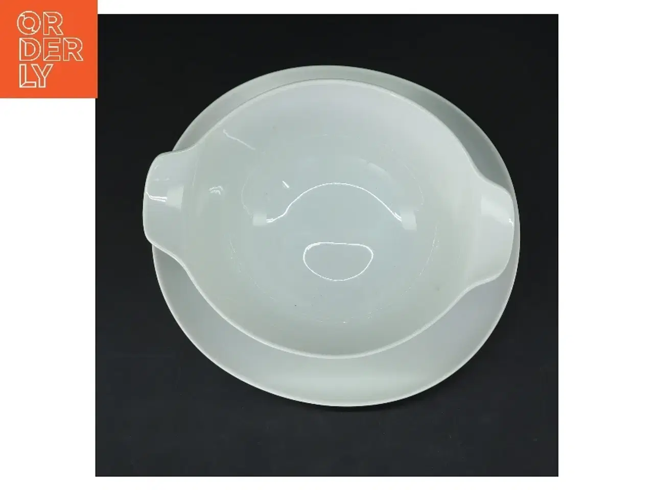 Billede 2 - B&G hvid koppel sauceskål (str. 16,5 cm)