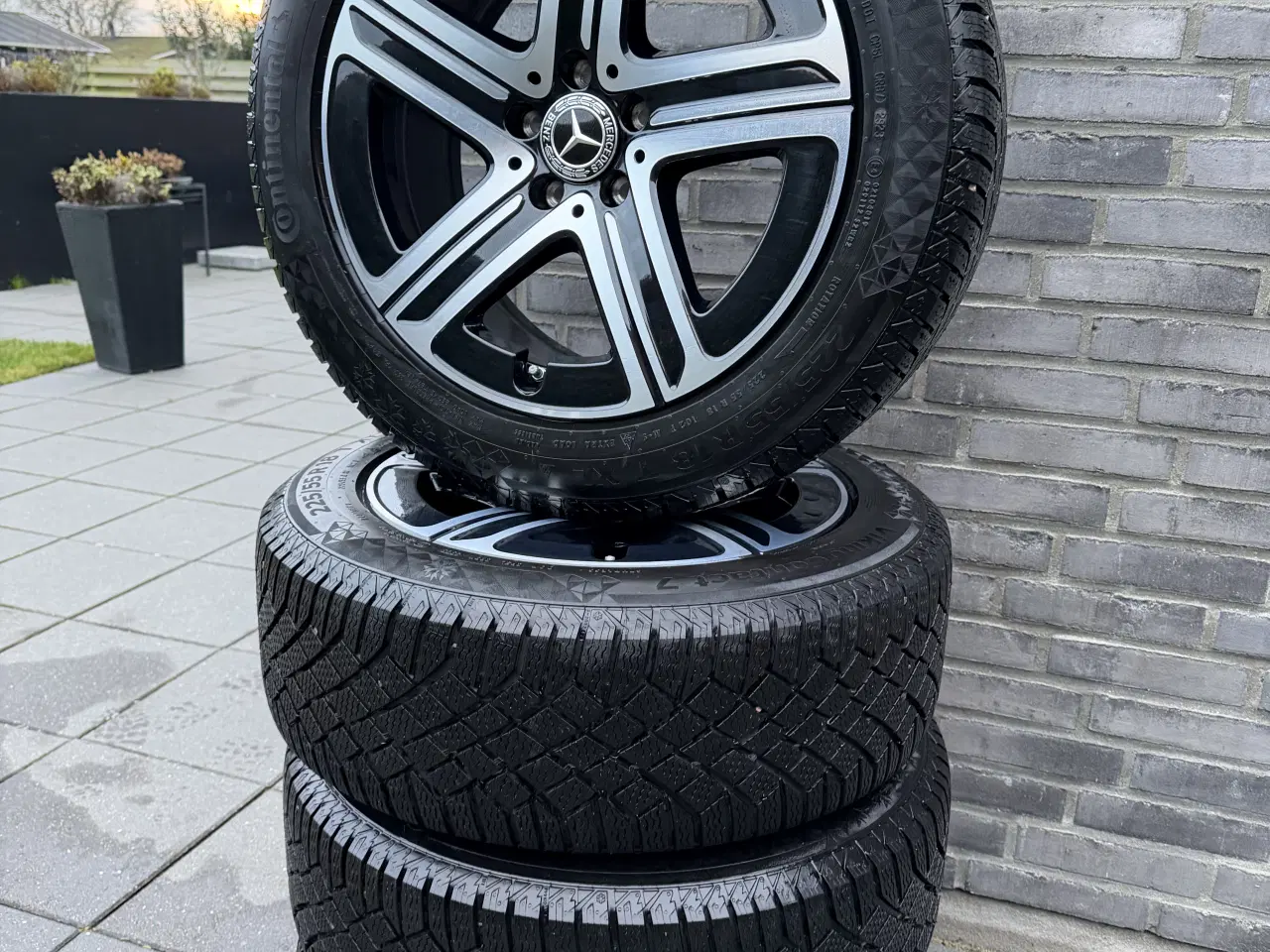 Billede 2 - Mercedes vinterdæk original fælge tpms 18 E-C-EQC