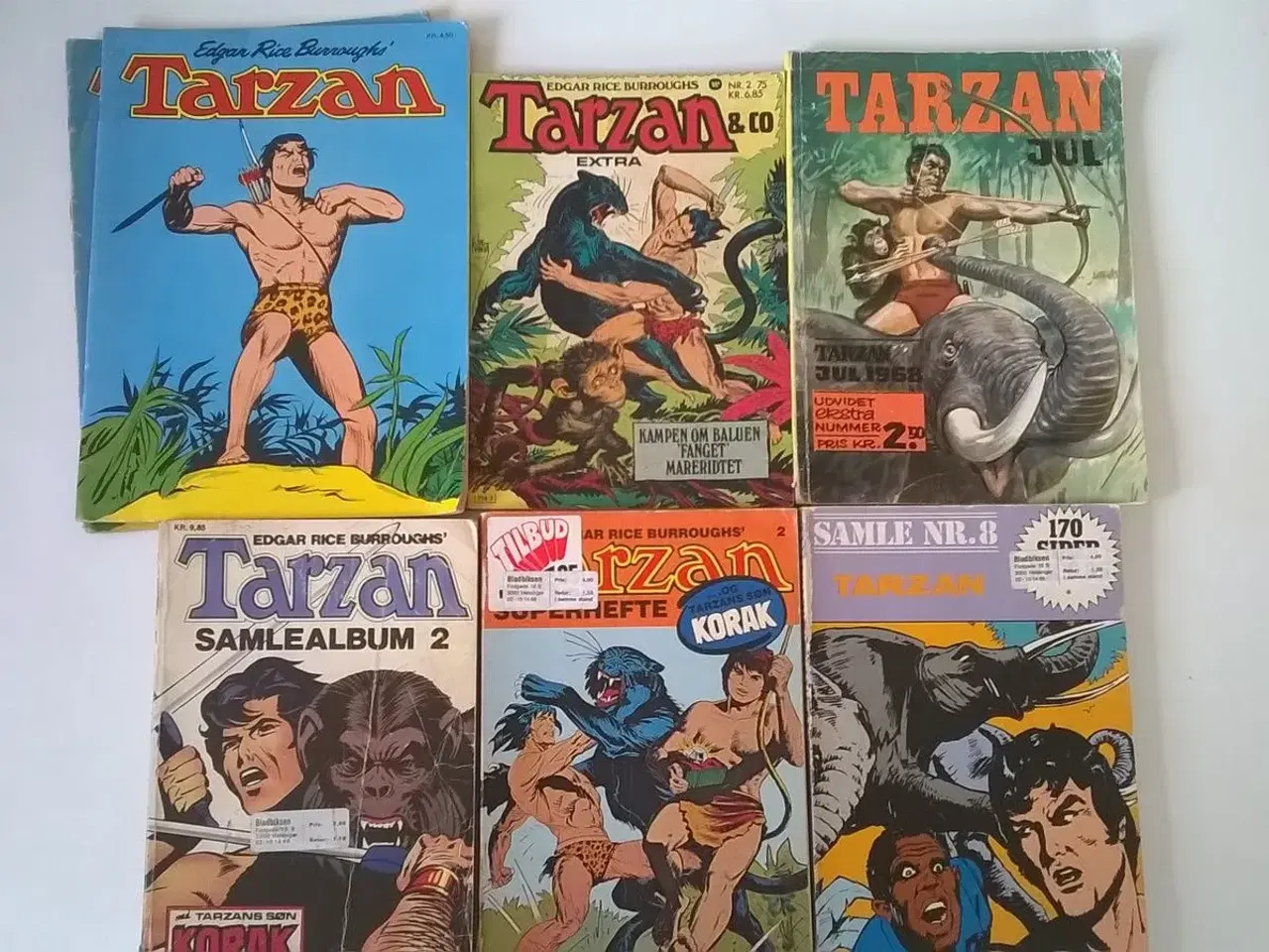 Billede 1 - Tarzan, Korak, og Fantomet samlealbum m.