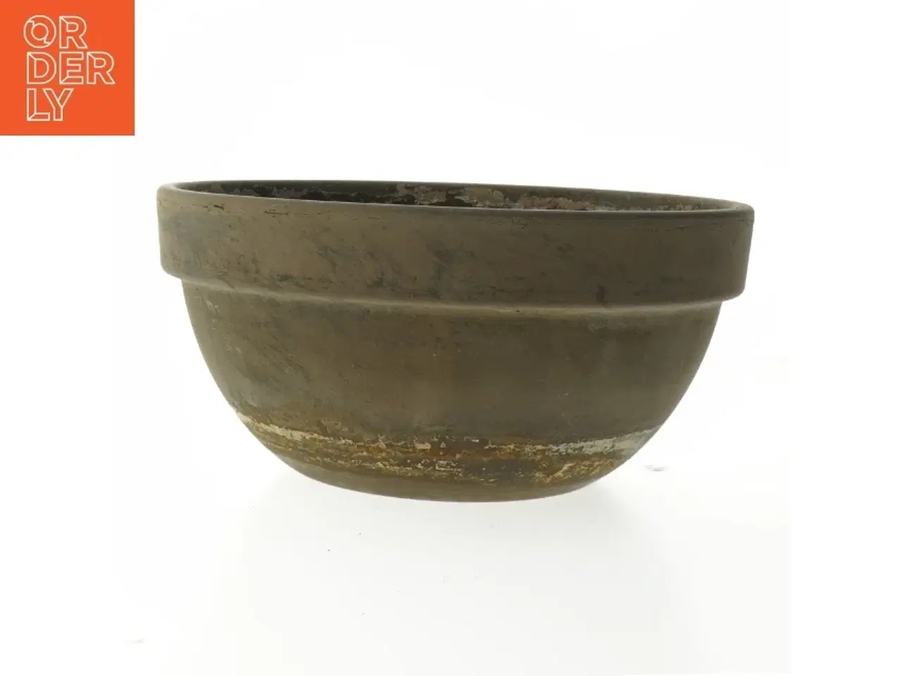 Billede 1 - Rund rustik  blomsterpotte (str. Ø 26 cm)