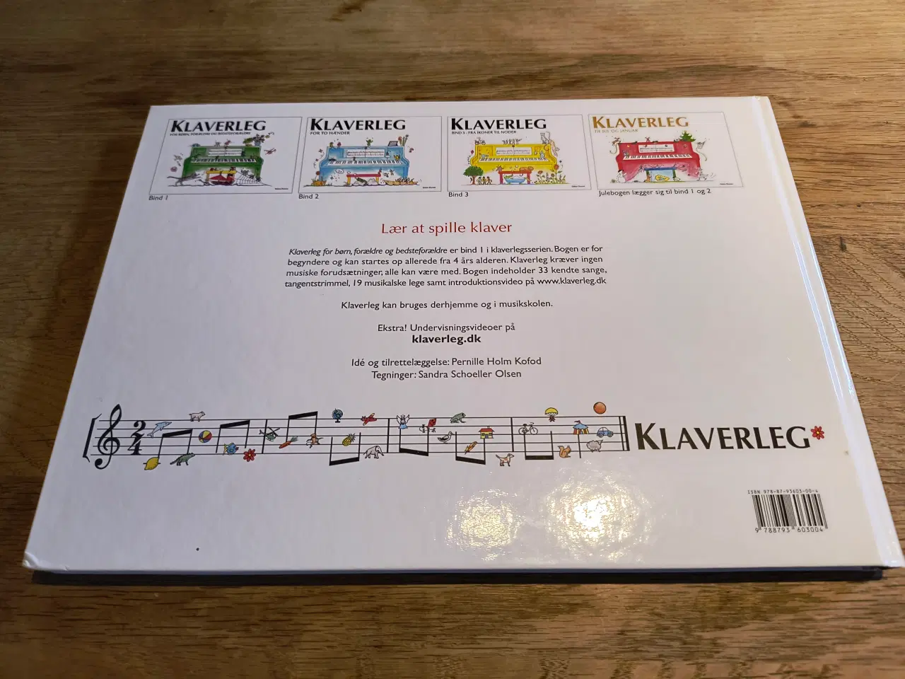 Billede 2 - Klaverleg. Bind 1.