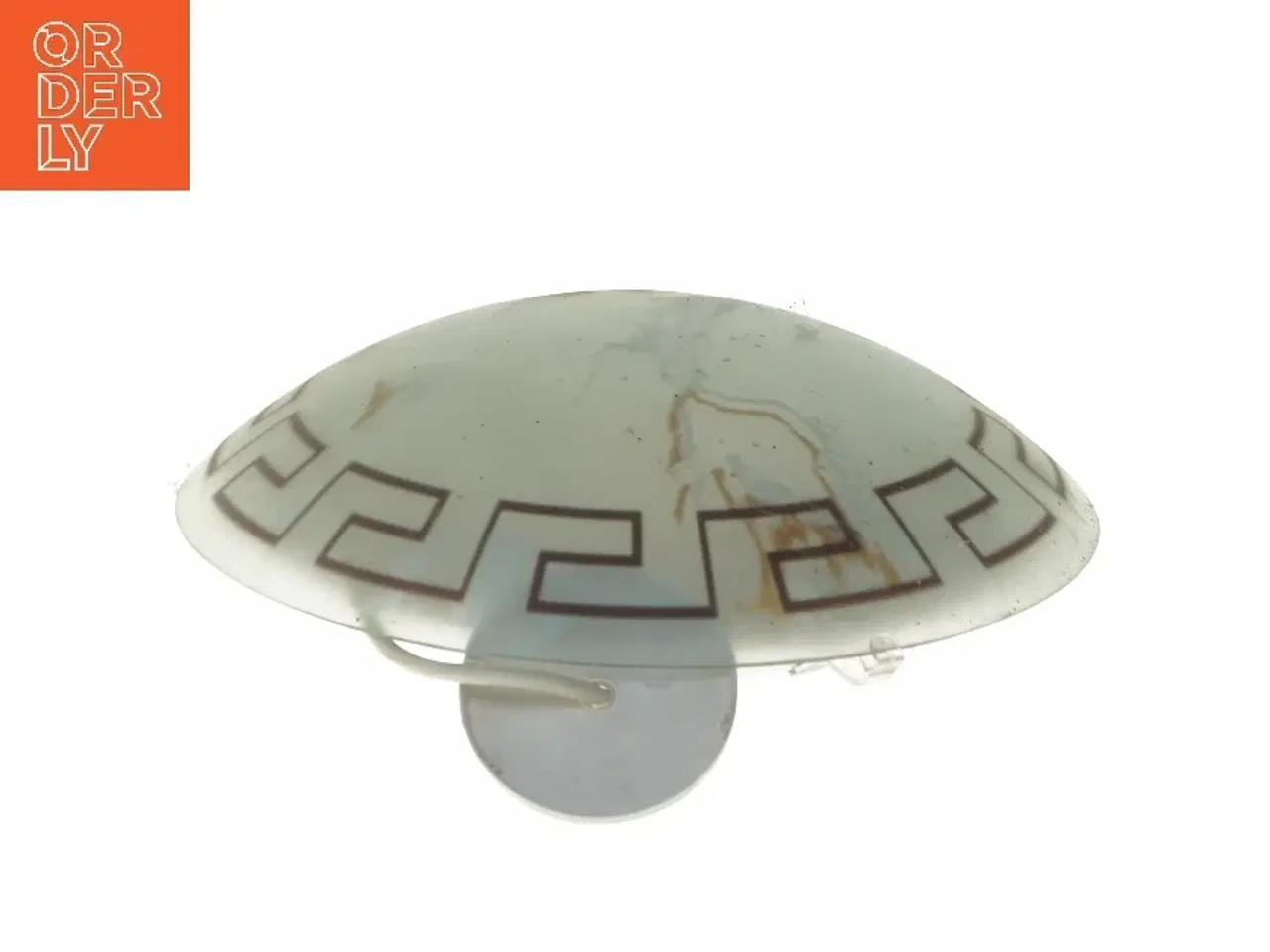 Billede 1 - Glasplade til loftlampe (str. Ø 31,5 cm)