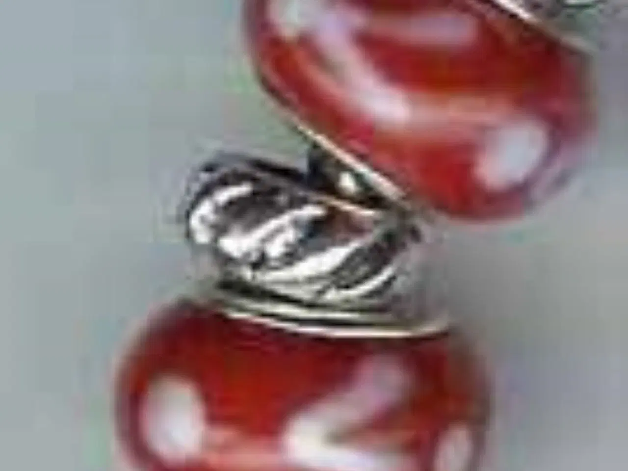 Billede 8 - Glasperler - glasled - glaskugler i rød