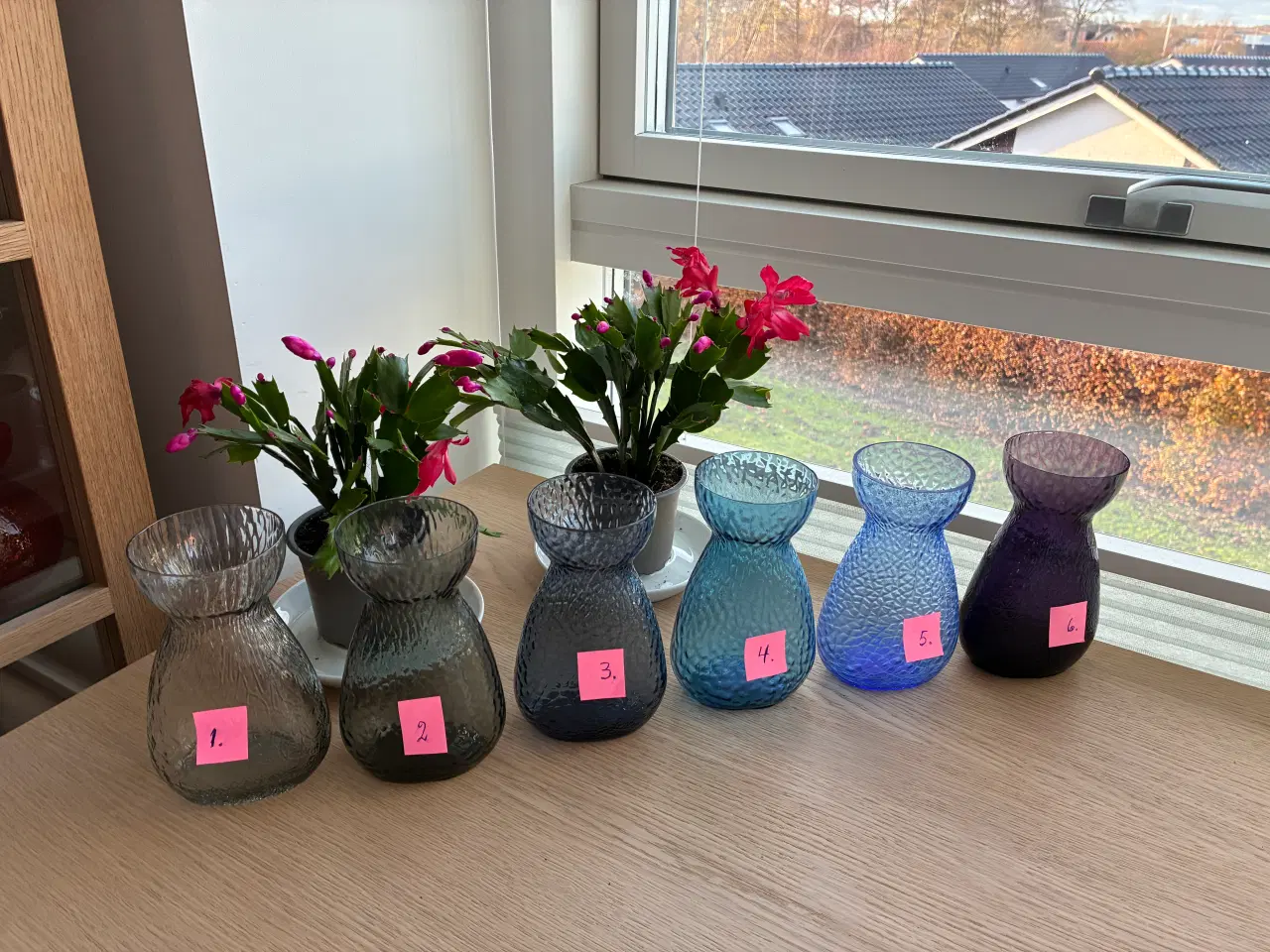 Billede 1 - Hyacintglas - Gl. Holmegaard - 5 stk.