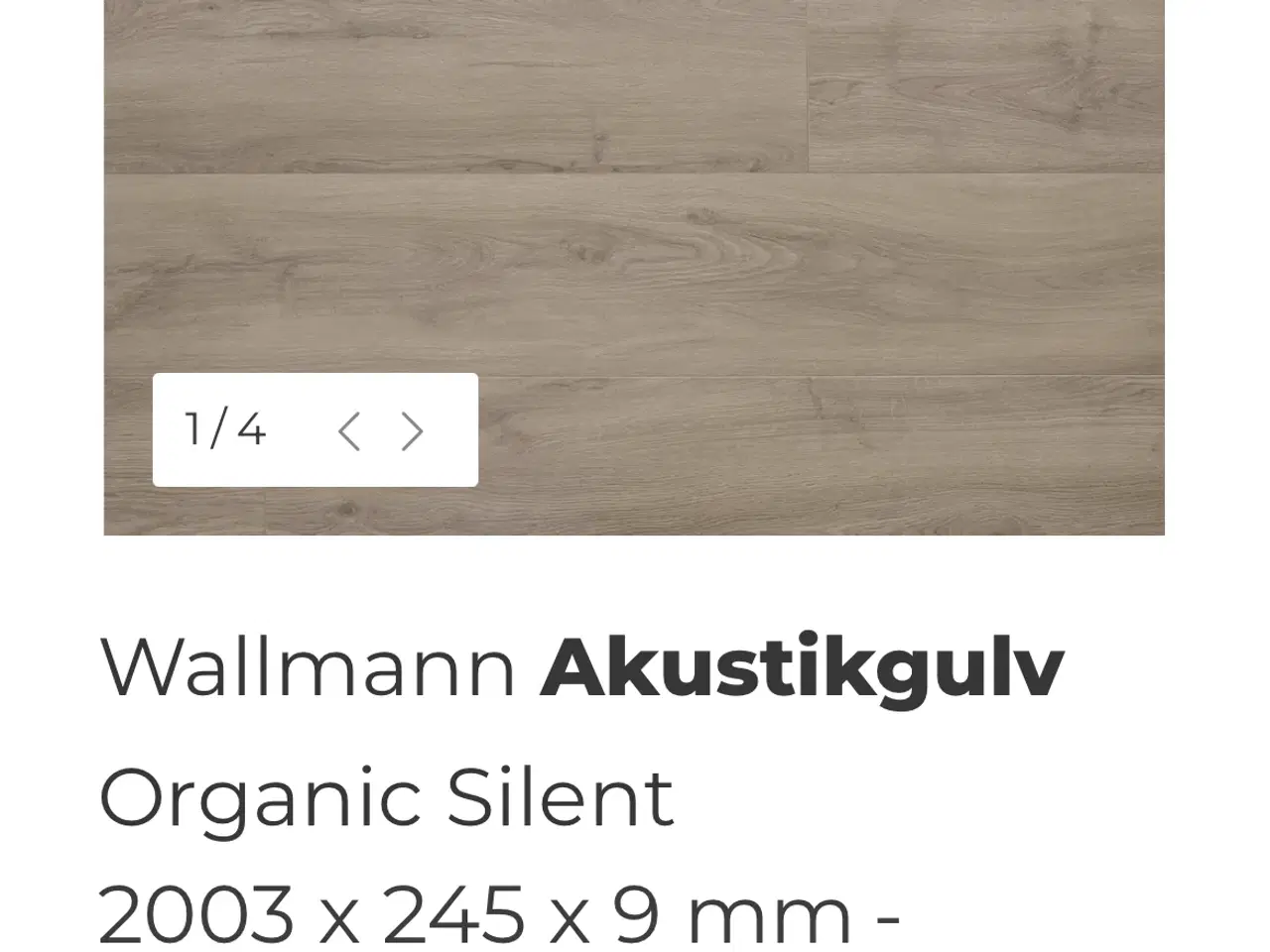 Billede 4 - Wallmann akustikgulv 8,8 m2