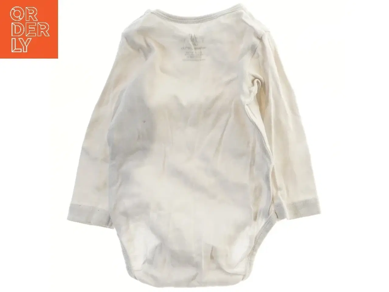 Billede 2 - Hvid langærmet bodystocking til baby fra H&M (str. 68)