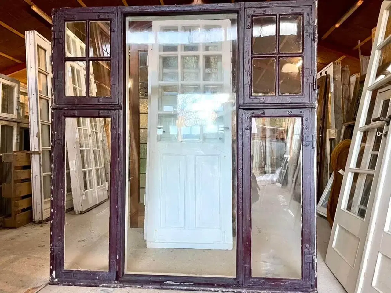 Billede 1 - 3-fags palævindue m. stort rude i midten