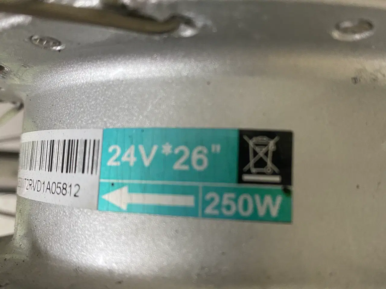 Billede 2 - Forhjul med 24V Dynamo til el cykel 