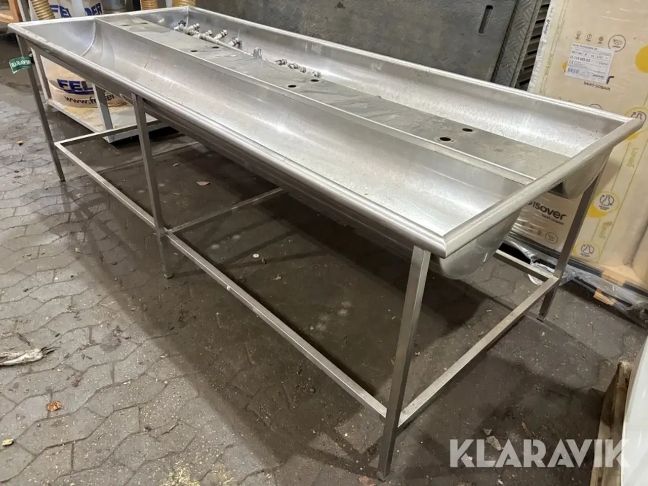 Billede 3 - Stålvask - dobbeltsidet