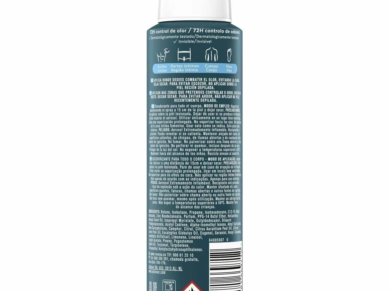 Billede 3 - Deodorant spray Rexona Men All Body Deo Ocean Rush 150 ml