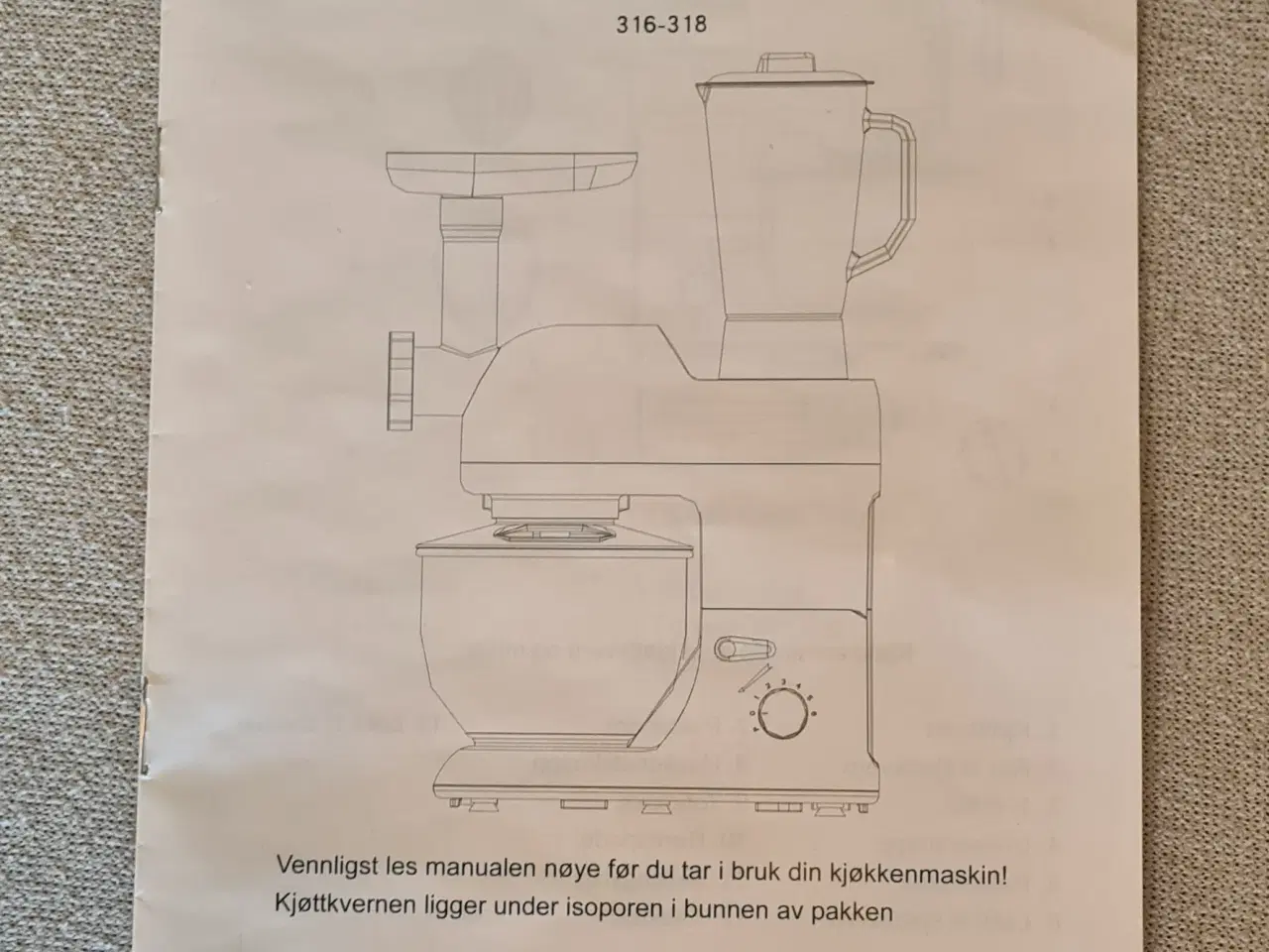 Billede 11 - TS Kitchen Køkkenmaskine Rød Rustfrit Stål