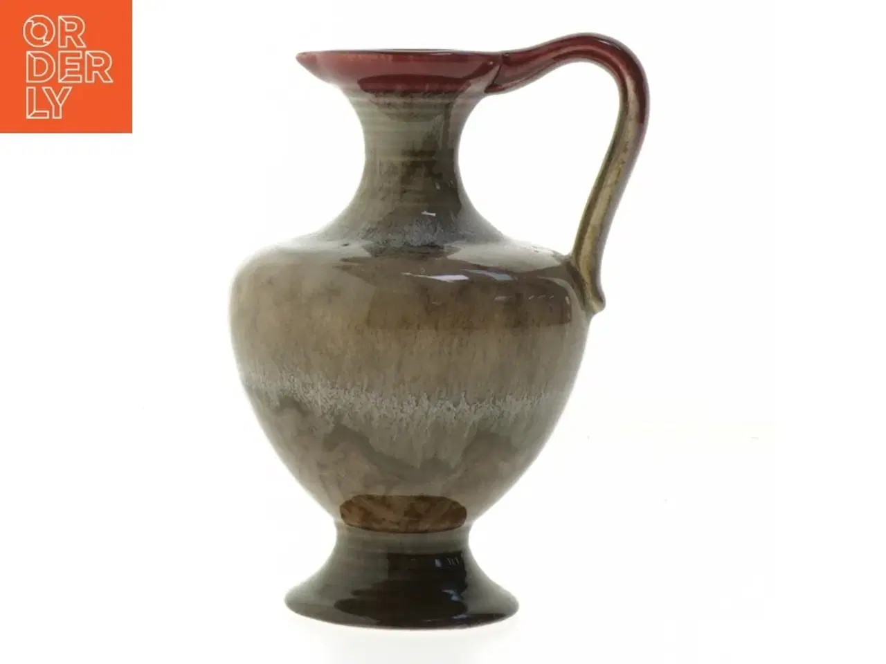 Billede 1 - Lille dekorationsvase med hank (str. 15 cm)