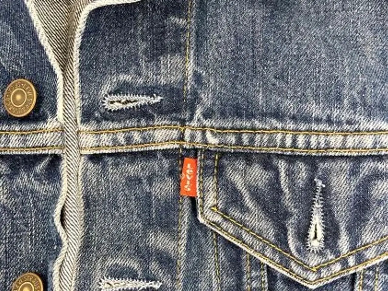 Billede 3 - Levis cowboyjakke - Red Tab  - Original Trucker