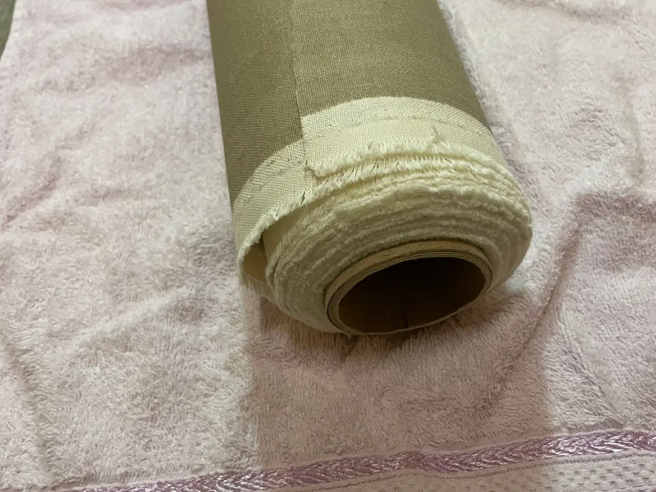 Billede 1 - Bomuldslærred på rulle 