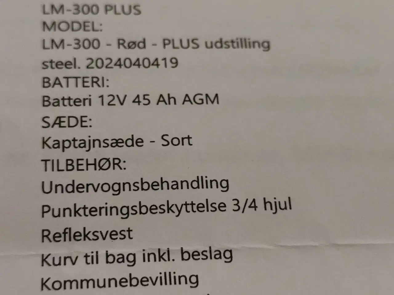 Billede 1 - Helt ny el-scooter sælges