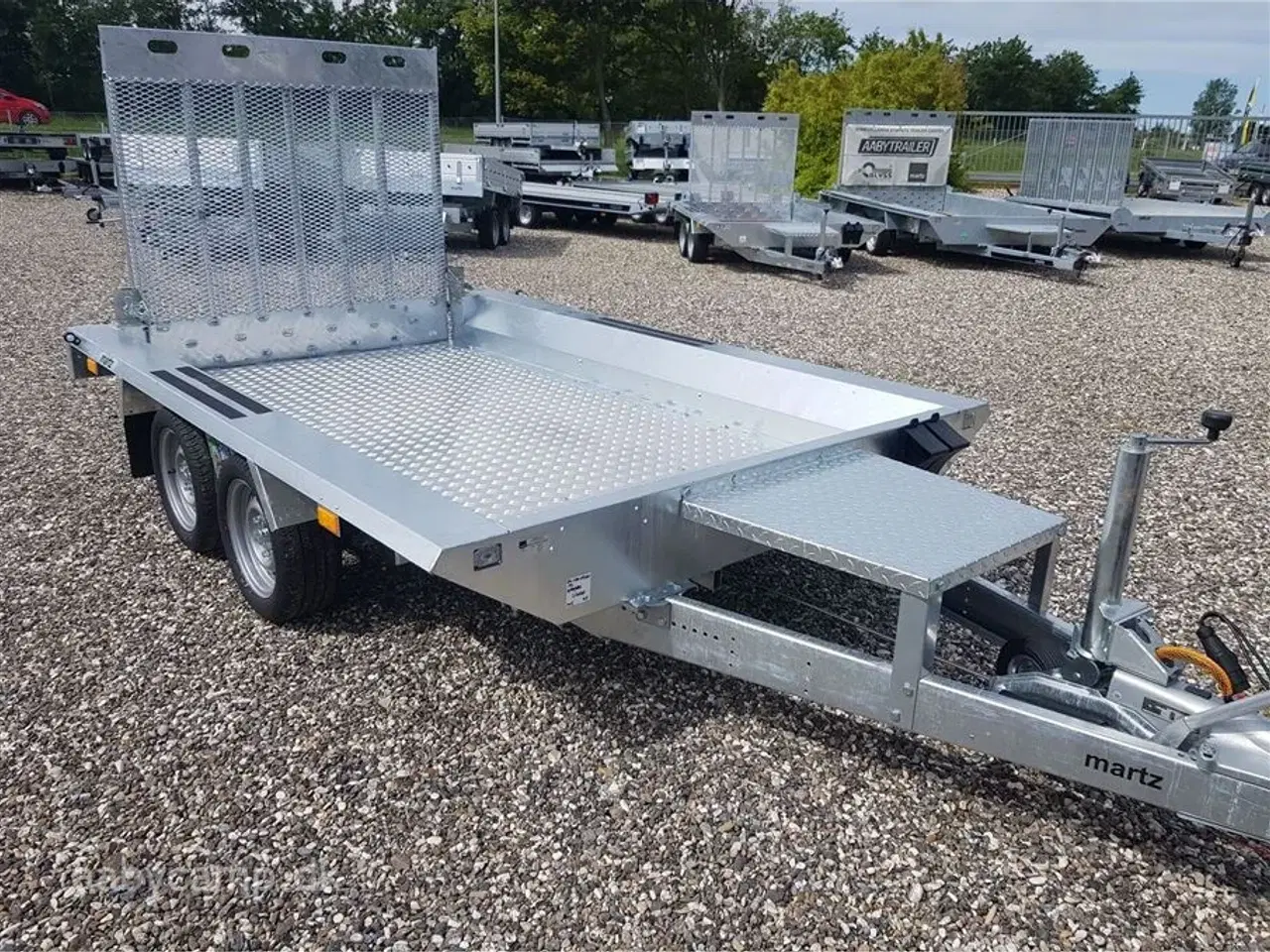 Billede 2 - 0 - Martz Builder 3 3015 Træ/Alu gulv 3000 kg   Maskintrailer Builder 3 3015 2 akslet 3000 kg