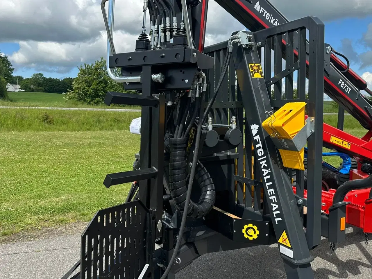 Billede 16 - FTG-Källefall FB90 / FB63Ts FTG FB90 skovvogn med 63m kran