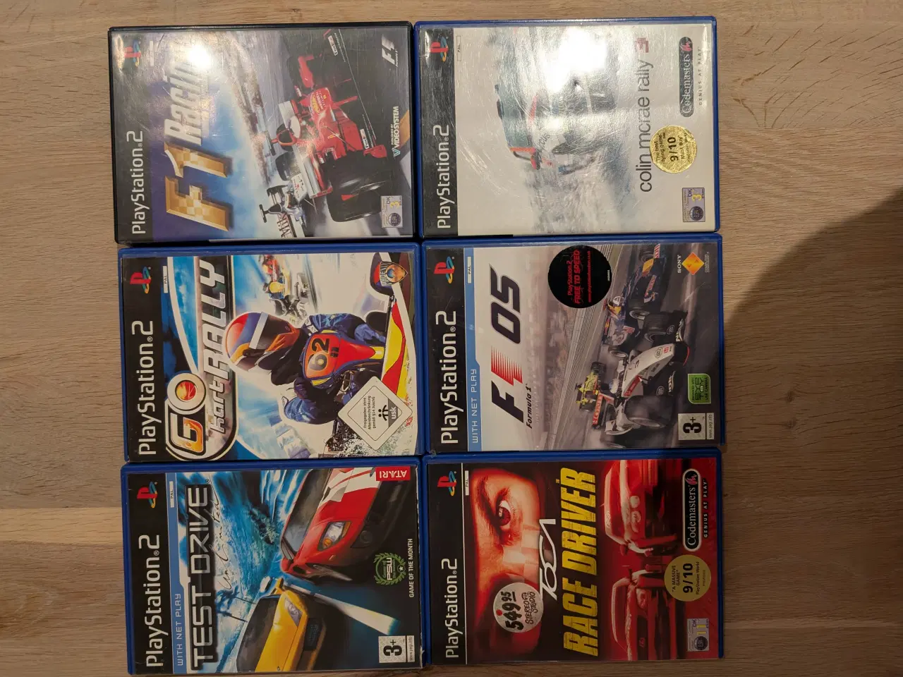 Billede 8 - ps1 rat, pedaler og håndbremse + 6 spil