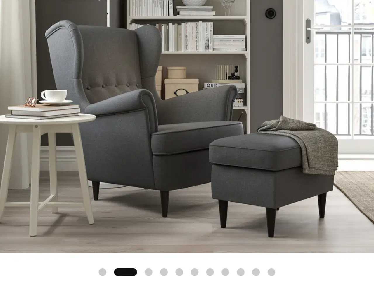 Billede 3 - Flot rød Lænestol fra Ikea