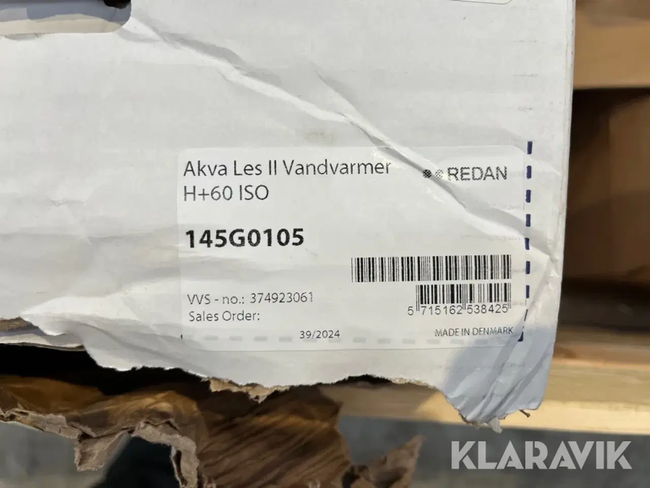 Billede 3 - Lot - reden vandvarmer, ventiler og øvrigt