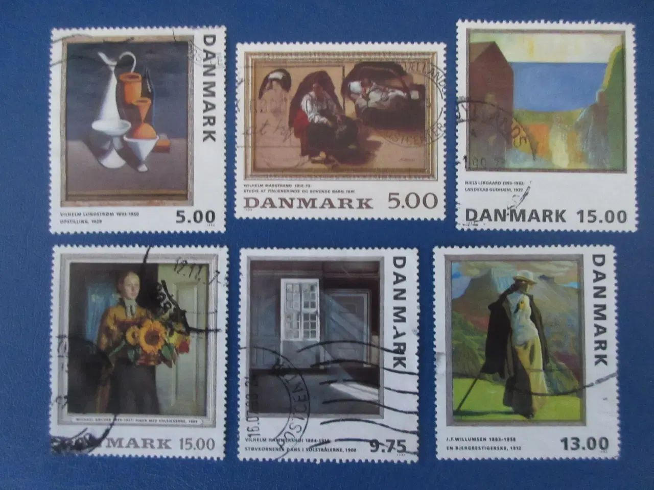 Billede 4 - Danmark 24 malerifrimærker